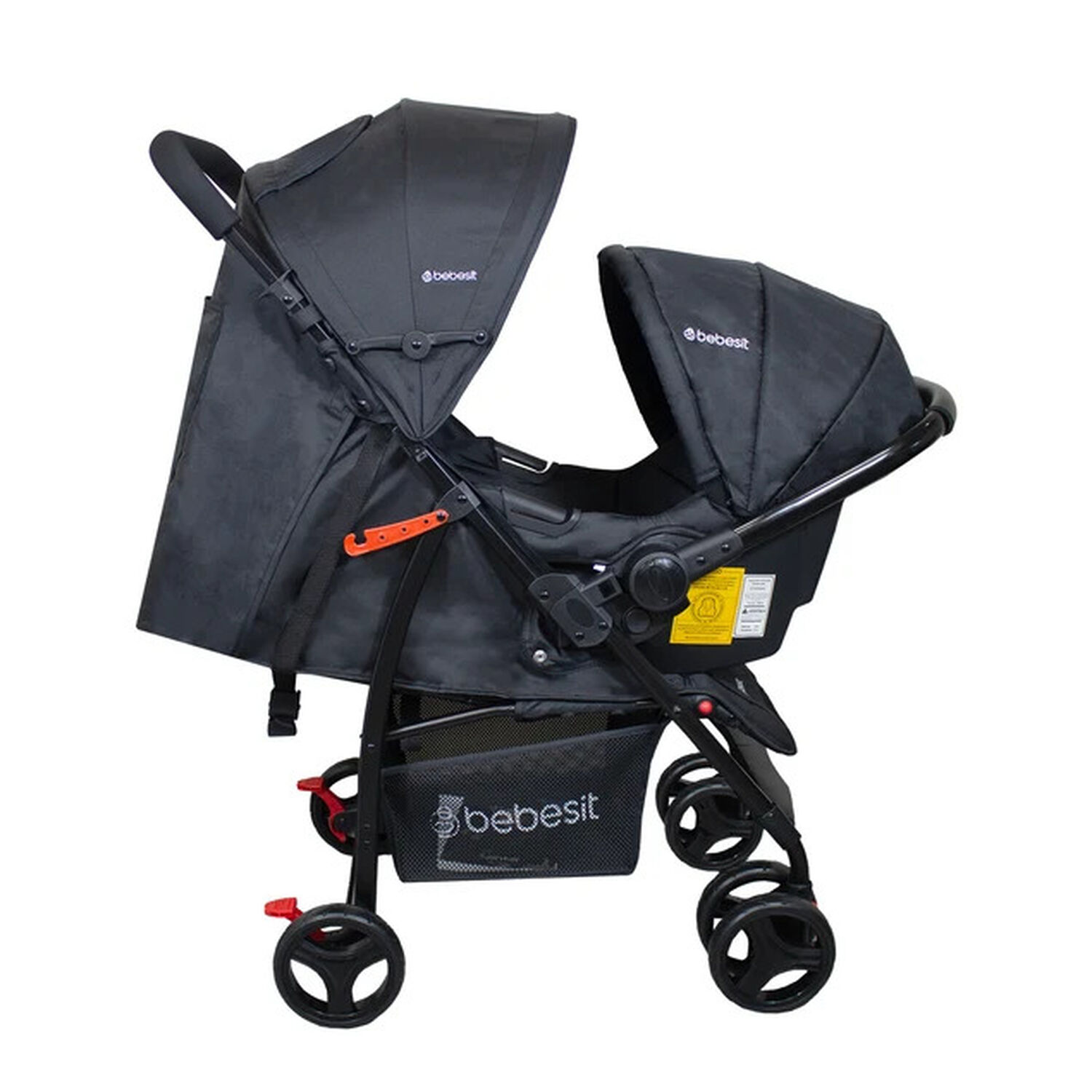 Coche Travel System Bebesit Summer Negro image number 3.0